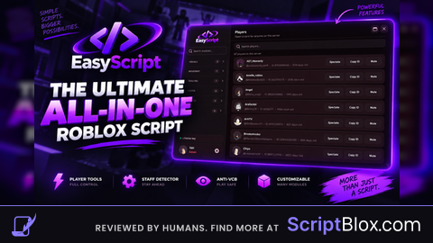 EasyScript Roblox script for Universal Script