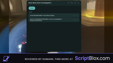 JJI AUTO BOSS AUTO INVESTIGATION FROM MY PRIVATE SCRIPT Roblox script for Jujutsu Infinite