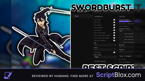 Auto Farm  Kill Aura   Auto Boss And More Roblox script for Swordburst 3