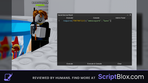 secret service panel backdoor plis see the description Roblox script for Tower of Hell