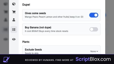 Dupe And Auto Farm More Roblox script for Grow a Garden
