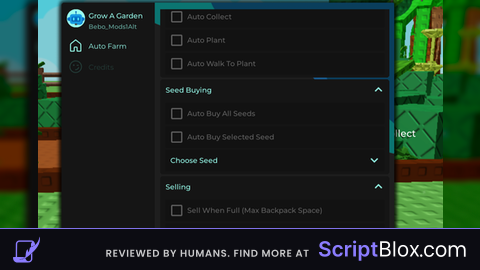 BEST SCRIPT OUT THERE OPEN SOURCE Roblox script for Grow a Garden
