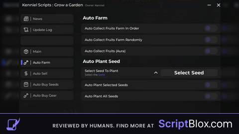 Kenniel Scripts CACAO UPDATE Roblox script for Grow a Garden
