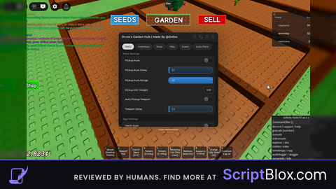 NEW  Script Roblox script for Grow a Garden