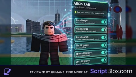 Auto Merge LAUNCH Locked and more Roblox script for Merge a Nuke