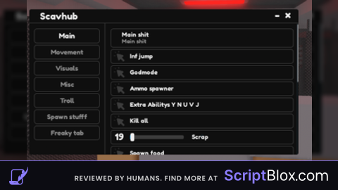 Scav Hub Cracked Best Script works on solara Roblox script for Decaying Winter