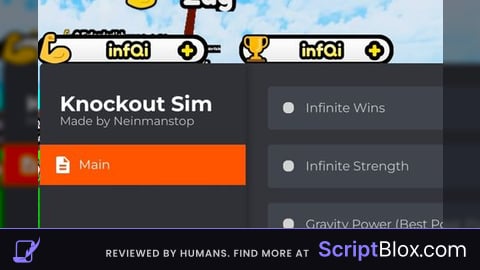 INF EVERYTHING AND EVEN MORE Roblox script for Knockout Simulator