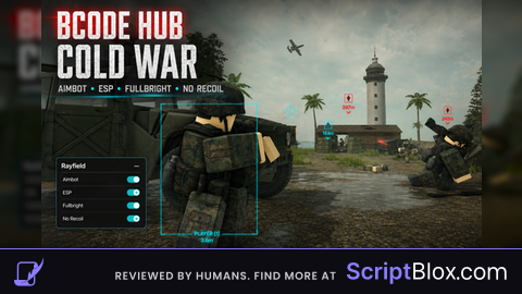 - BCODE HUB I Silent Aim Gun mod ESP WALL BANG Roblox script for Cold War