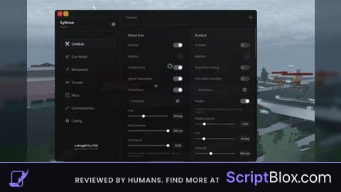Syllinse FULLY FREE SILENT AIM AIMBOT NORECOIL VEHICLESTEAL Roblox script for Cold War