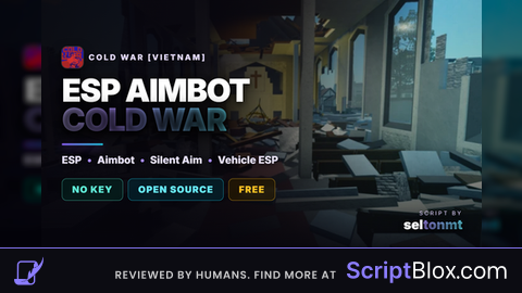 ESP, Aimbot & Silent Aim | Vehicle ESP | Free, No Key Roblox script for Cold War