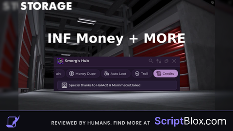 Smorg's Hub [Work In Progress] Roblox script for The Storage