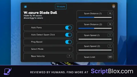 W Azure Roblox script for Blade Ball