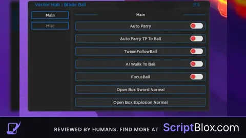 Vector Hub Roblox script for Blade Ball