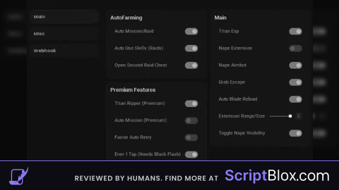 AOTR Tekkit Free Script Roblox script for Attack on Titan Revolution