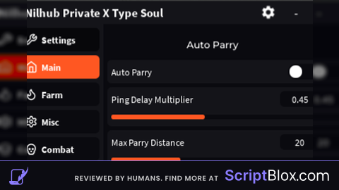 Nilhub Private Roblox script for TYPE: SOUL