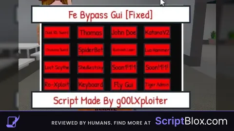 Fe bypass Gui Katana Fly Tiger Admin Roblox script for Prison Life