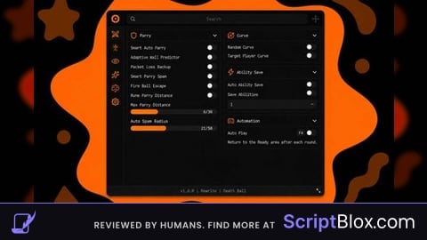 Smart Auto Parry Auto Spam and Auto Play Roblox script for Death Ball