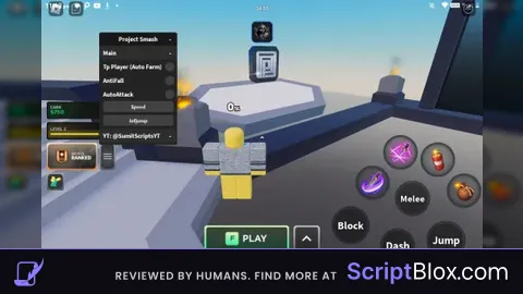 Auto fram Roblox script for Project Smash