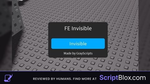 FE Invisible by Monoscripts (not working) Roblox script for Just a baseplate