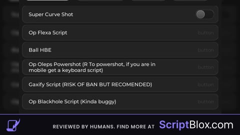 script made by Yashin Roblox script for Super Blox Soccer