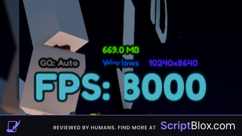 Simple FPS Changer Script open source Roblox script for Flex Your FPS And Ping
