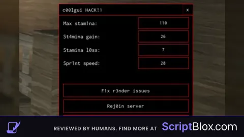 C00LGUI V1 [ESP + EDITABLE STAMINA] Roblox script for Forsaken