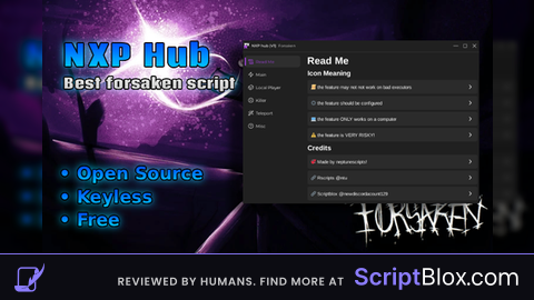 NXP Hub Roblox script for Forsaken