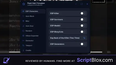Best SCRIPT UNDETECTED AUTO GENERATORS AUTO BLOCK AND MORE Roblox script for Forsaken