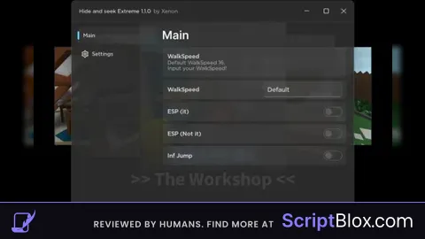 Xenon HUB Roblox script for Hide and Seek Extreme