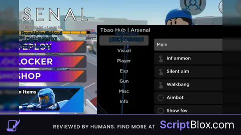 Tbao Hub Roblox script for Arsenal