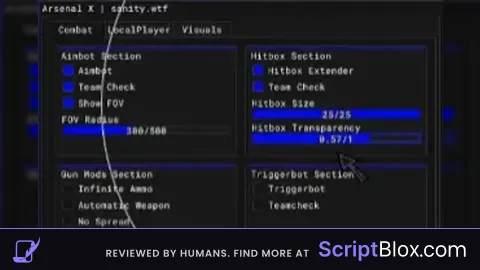Sanity  X Roblox script for Arsenal