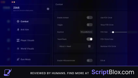 Z3US Roblox script for Arsenal