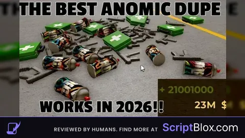 Money and Item dupe Roblox script for Anomic
