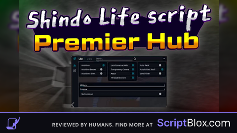 premier hub  join dsc for 100 scripts Roblox script for Shindo Life
