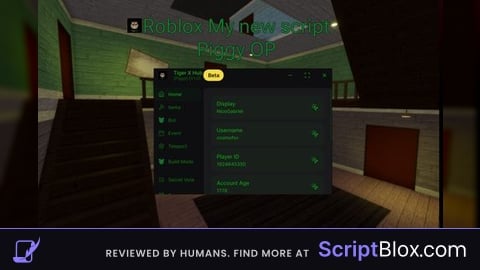 Tiger X  OP Roblox script for Piggy