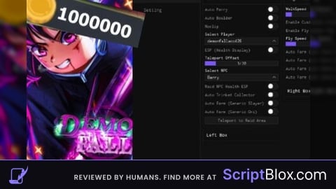 Free Hub Roblox script for Demonfall