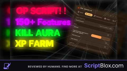 AOH ULTIMATE V3 | No Key Roblox script for Age of Heroes