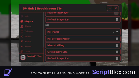 New script SP Hub Roblox script for Brookhaven