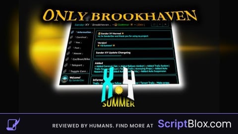 Sander XY Orginal Roblox script for Brookhaven