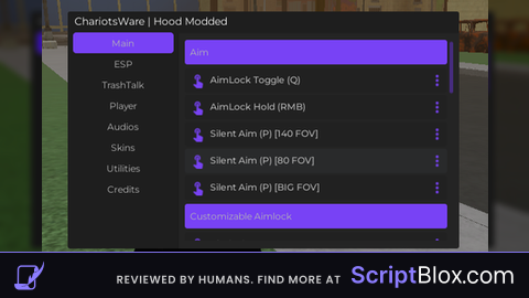OP   script Roblox script for Hood Modded