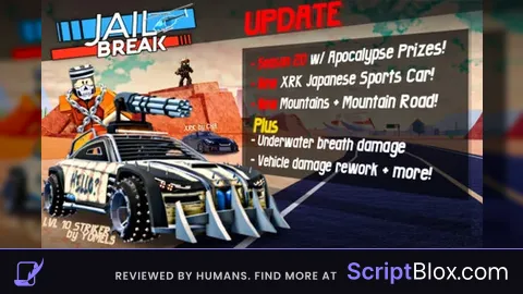 Teleports and Gun Mods Roblox script for Jailbreak