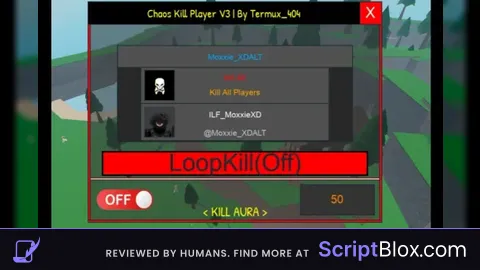 Kill Gui V3 Roblox script for CHAOS