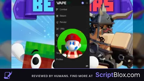 Vape V4 Roblox script for BedWars