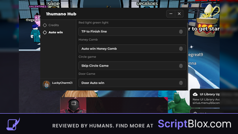 1Humano Hub Roblox script for Squid Game X