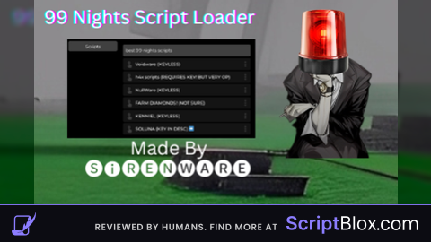 99 Nights Script Loader Roblox script for 99 Nights in the Forest