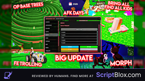 SolvexGUI OP Script v1.8 Roblox script for 99 Nights in the Forest