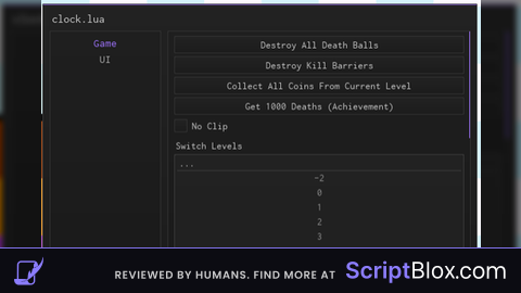 clock.lua | Win Instantly Roblox script for Worlds Hardest Game