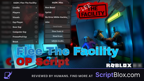 XAZM Hub OP Script Roblox script for Flee the Facility