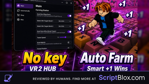 Best OP Auto Farm Stages Auto Walk Treadmill NO KEY Roblox script for 1 Speed Keyboard Escape Candy & Chocolate