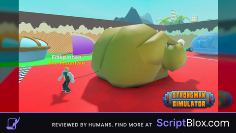 LAST ZONE FARM Roblox script for Strongman Simulator
